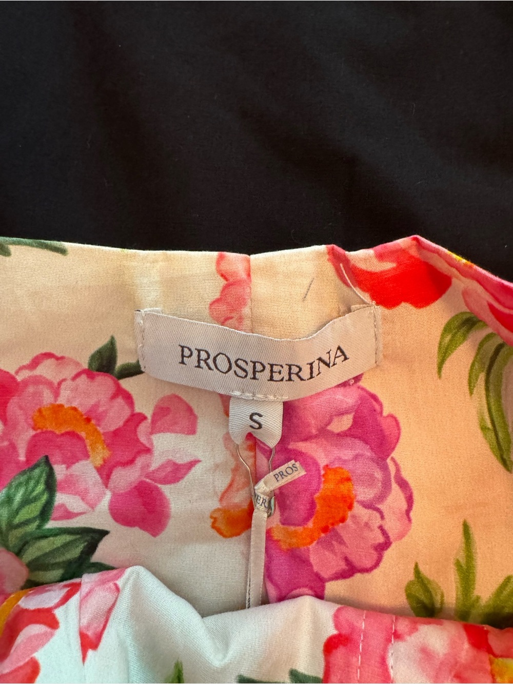 NWT Prosperina Floral 100% Cotton High Waist Bow Shorts Size Small - Picture 4 of 5